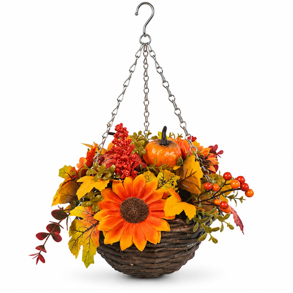 Best Artificial 45cm Spring Summer Hanging Basket