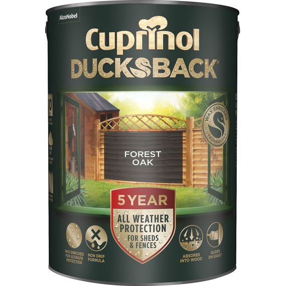 Cuprinol 5 Year Ducksback Forest Oak 5L.