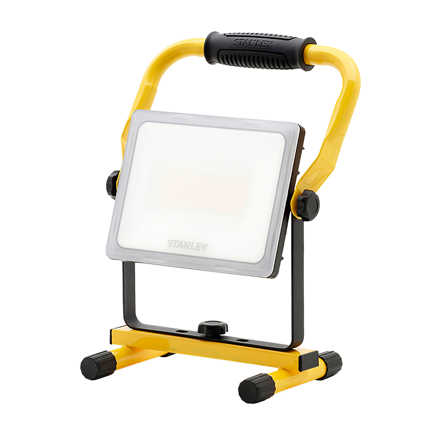 Stanley Foldable Work Light Outdoor Black Yellow Portable 50 Watt LED Floodlight - Image 3