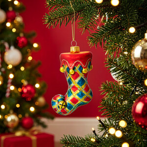 Carnival Christmas Stocking Hanging Decoration