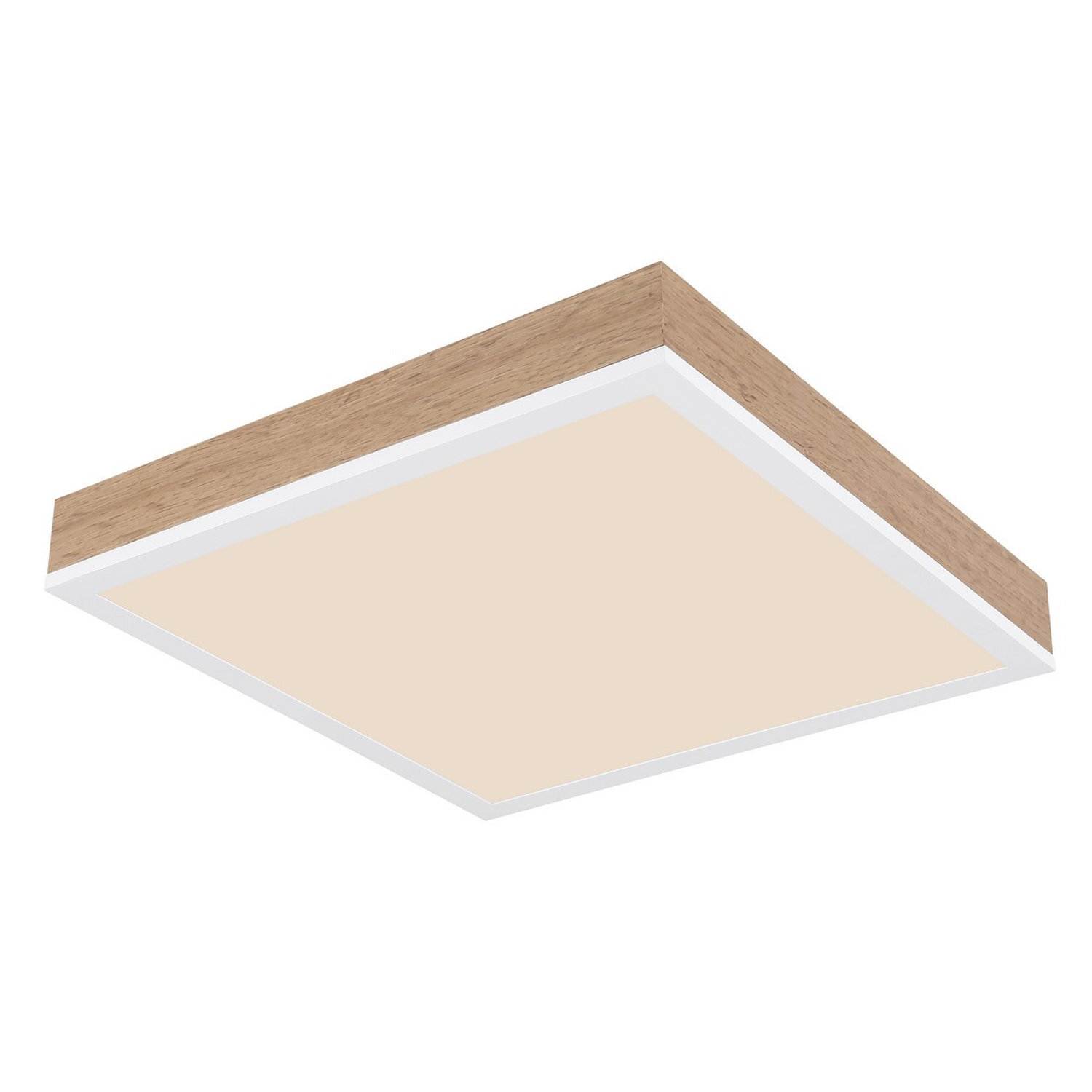 Globo Led Ceiling Lamp Doro, Length 30 Cm, Dark Wood, Wood - Image 2
