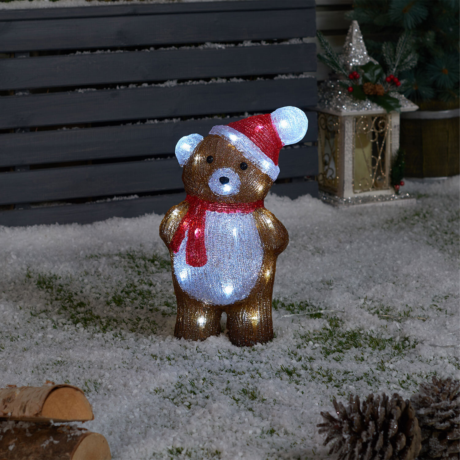 Image of Acrylic LED Bear