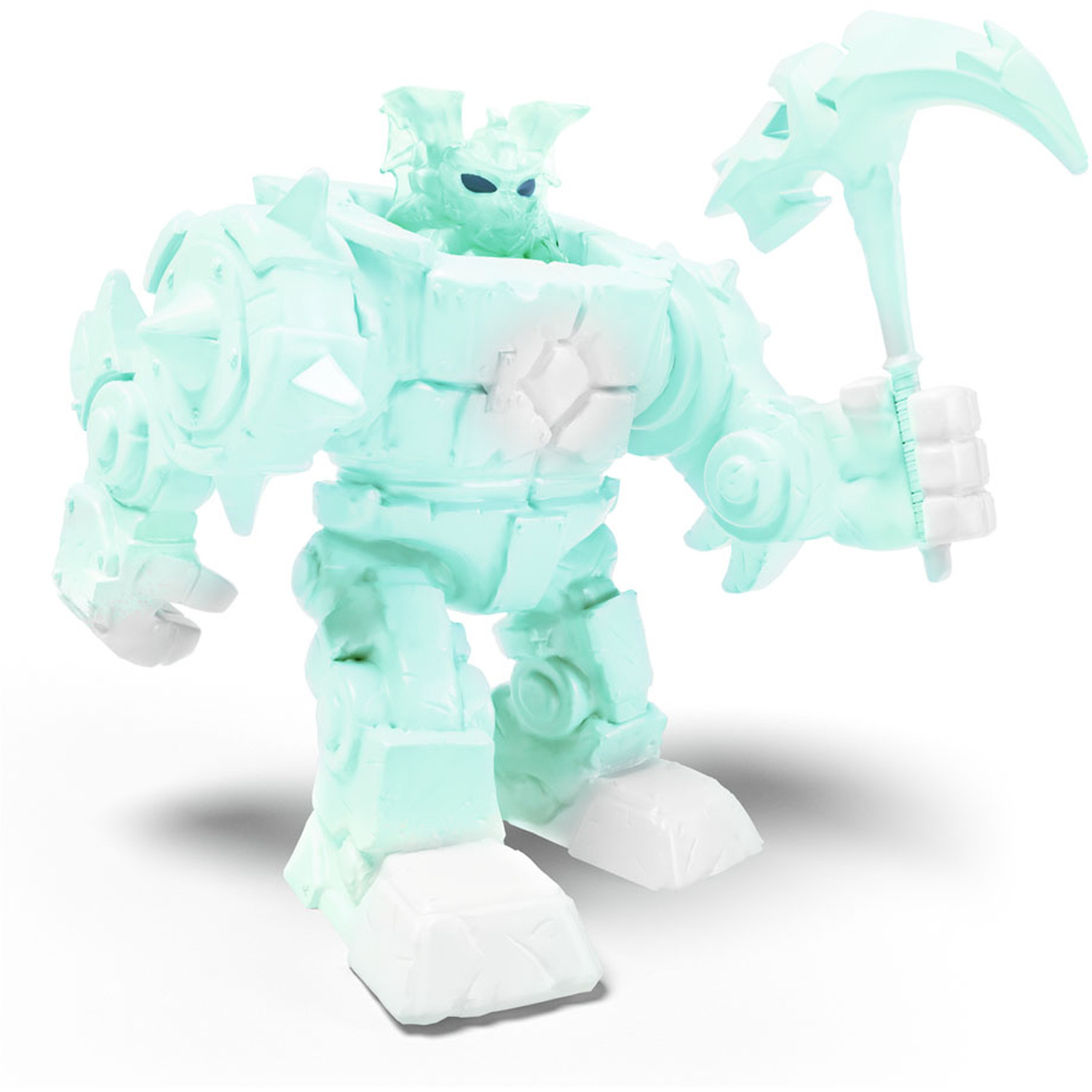 Image of SCHLEICH Eldrador Mini Creatures Ice Robot Toy Figure - Black