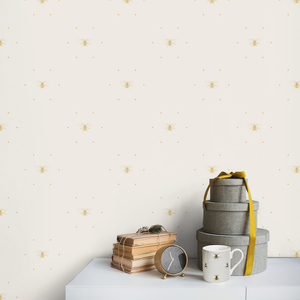 Sophie Allport Bees Silhouette Cream Ochre