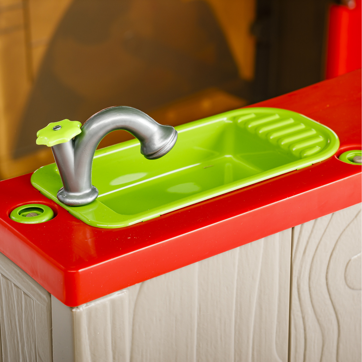 Image of Play Kiosk (Shop) - Brown