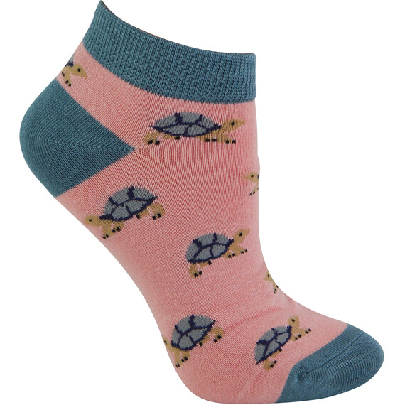 1 Pack Ladies Novelty Animal Themed Bamboo Trainer Socks