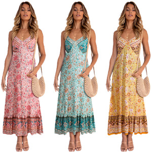 Floral Print Maxi Dress