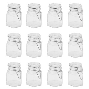 Set of 12 Hexagonal Spice Jars