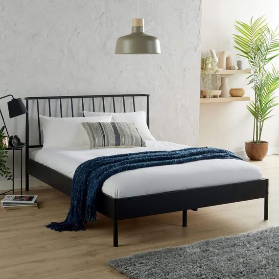 Home Source Odessa Metal Bed Frame