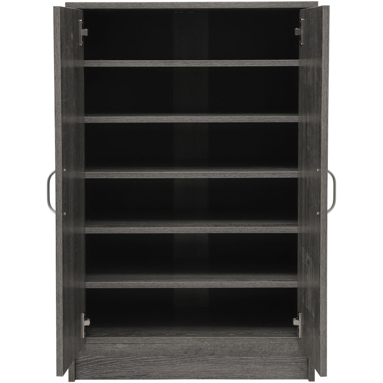 6-tier Wooden Shoe Cabinet - Grey
