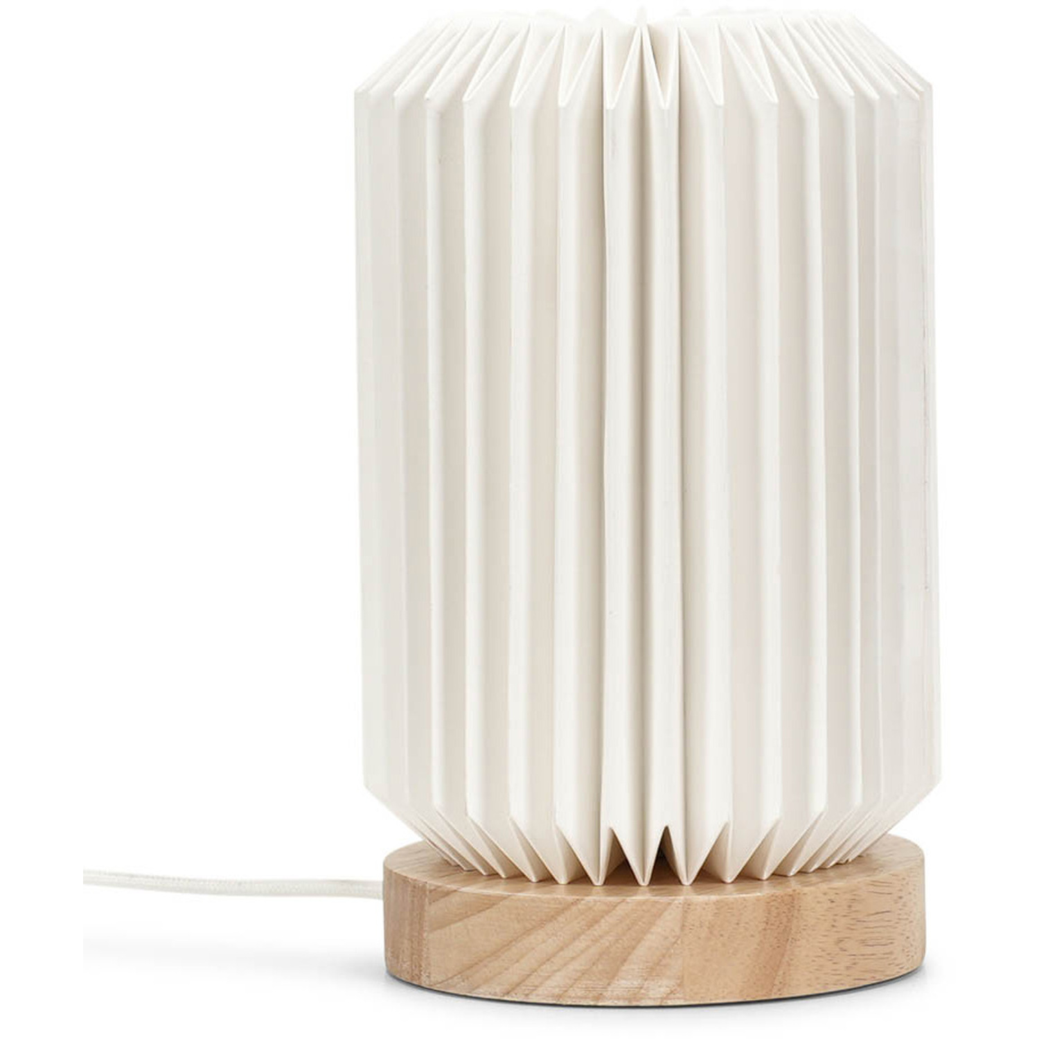 Maja Pleated Table Lamp - White