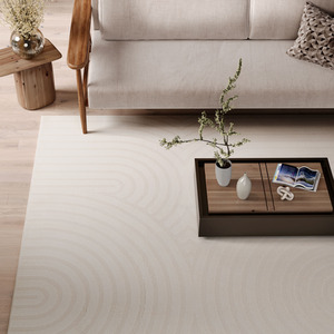 Retro Grooved Rug