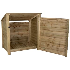 Wooden Garden Tool Store With Reverse Roof