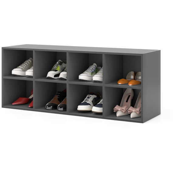 8 Grid Shoe Bench