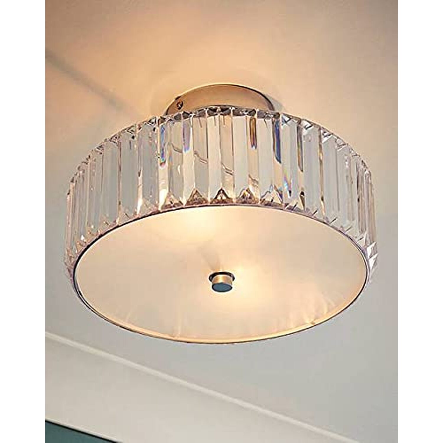 Hesketh Chrome Ceiling Lampshade