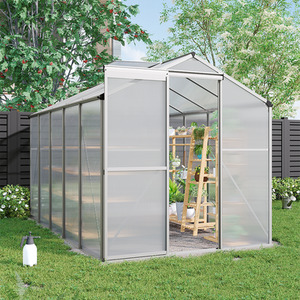 Aluminium Frame Greenhouse with Window