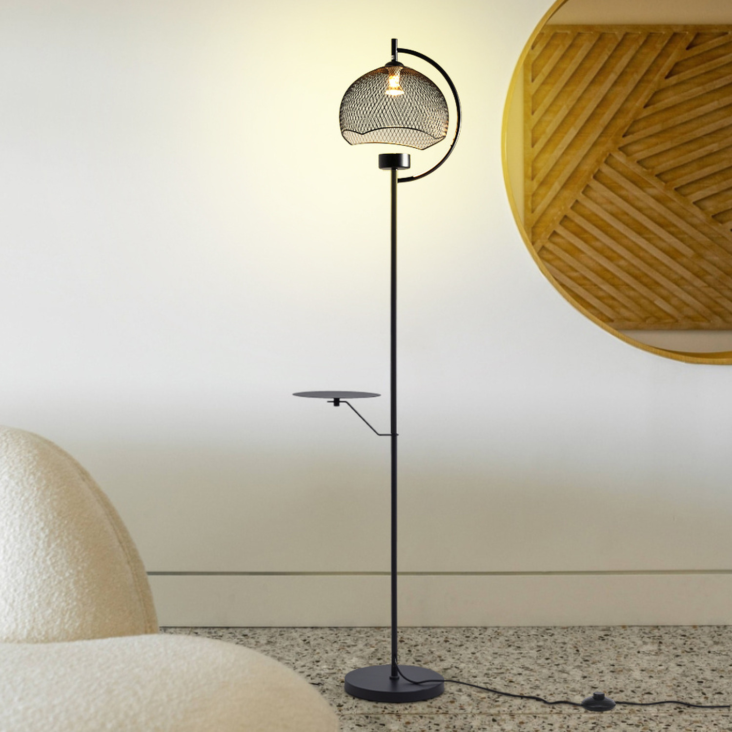Image of Industrial Metal Single Light GU10 Floor&hellip;