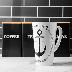 Nautical Anchor Latte Mug