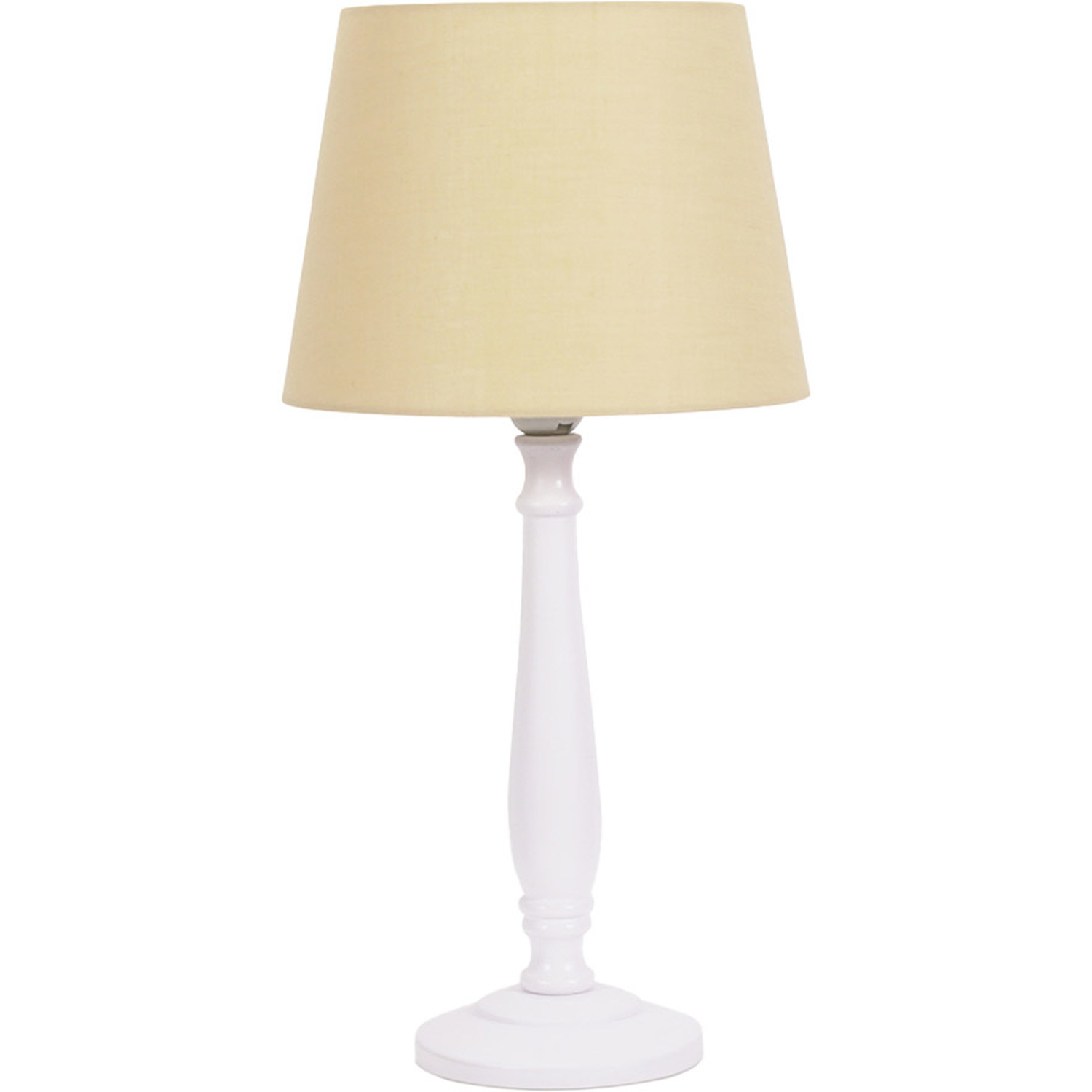 Image of Victoria White Table Lamp Tapered Shade&hellip;