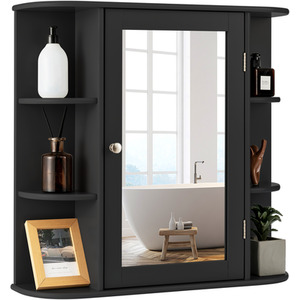 Mirrored Bathroom Storage Cabinet