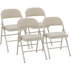 4-Piece Fabric Folding Chairs