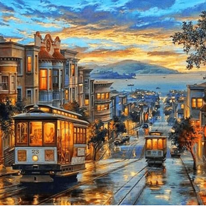 San Francisco Painting by Numbers Kit