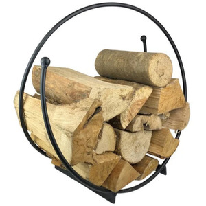 Log Holder Hoop Spiral Design