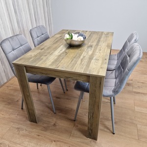 Kosy Koala Rustic Effect Dining kitchen table Set with Chairs