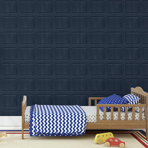 Washed Panelled Wallpaper