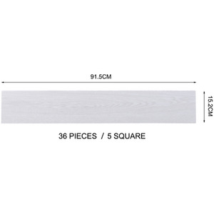 36 Pcs Wood Effect PVC Flooring