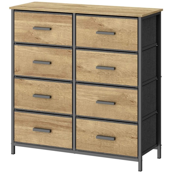 Saronno 8 Drawer Compact Modern Storage Chest Unit 