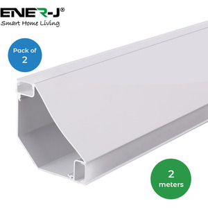 Gypsum LED Cove Light 45 Degree Corner Aluminum Profile 2 Meters