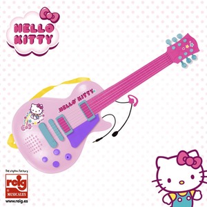 Hello Kitty 6-String Guitar with Earpiece Microphone