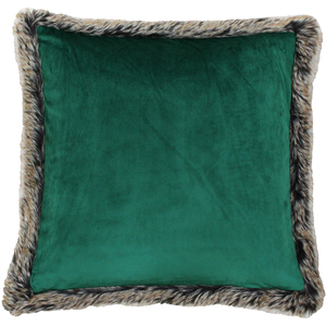 Kiruna Faux Fur Trim Cushion 45 x 45cm