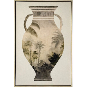 Botanical Vase Silhouette Framed Art