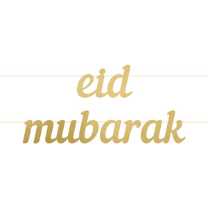 Eid Mubarak Letter Banner G