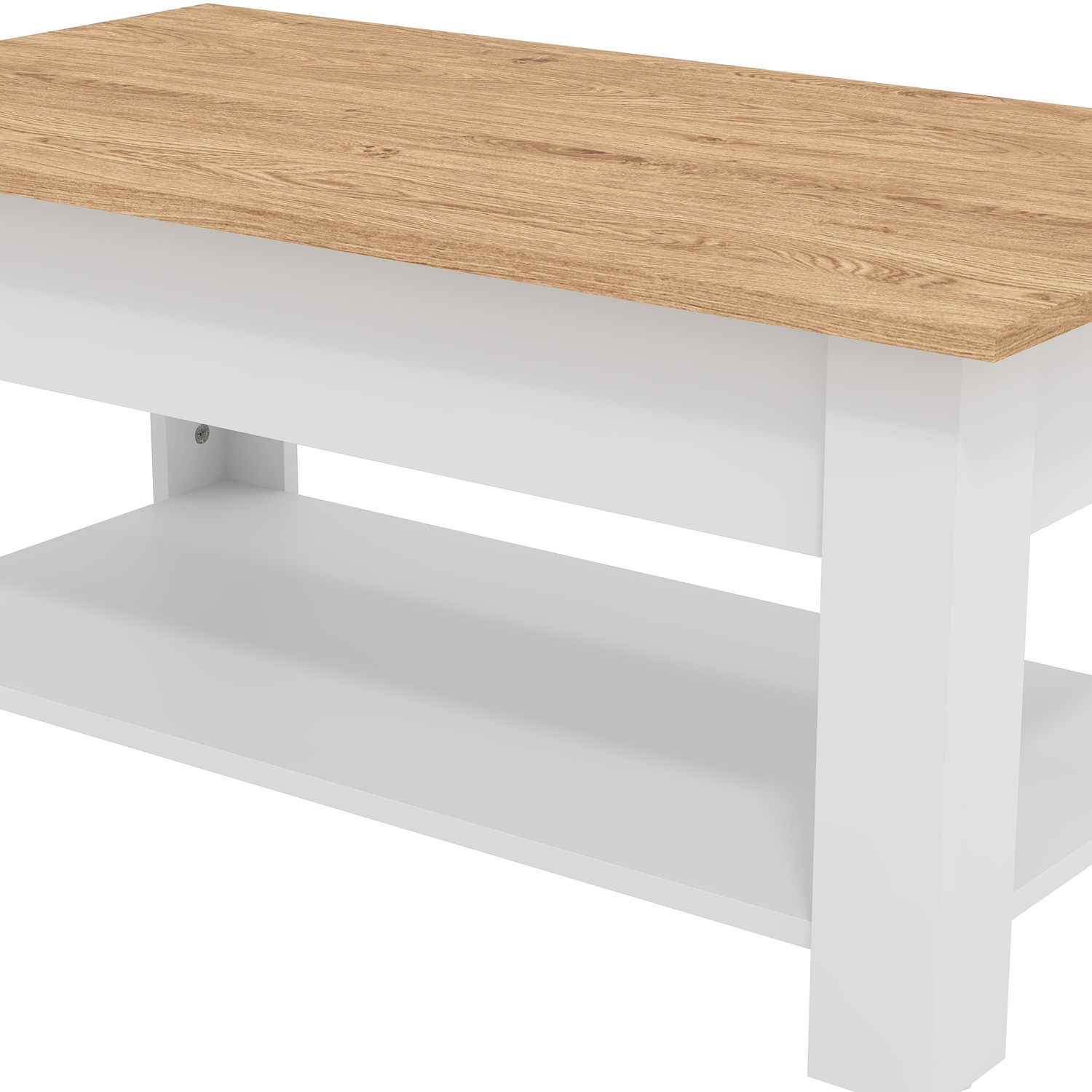 Galano Brixburn Lift-up Coffee Table - White