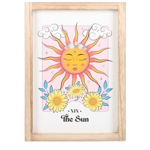 Radiant Sun Framed Wall Art Print For Cheerful Spaces