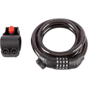 Combination Cable Lock with Bracket