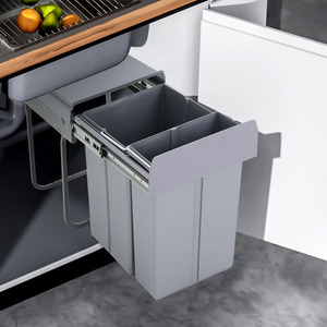 Simple Installation Pull-Out Recycling Kitchen Storage Cupboard Cabinet Bin