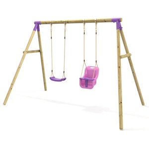 Rebo Double Swing Set