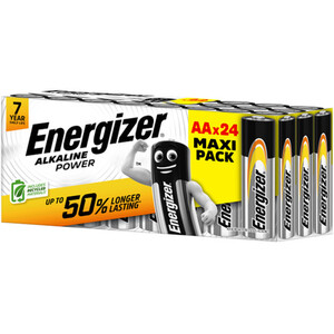 Pack of 24 Energizer Alkaline Power AA Batteries