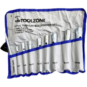 8Pc Tubular Box Spanner Set