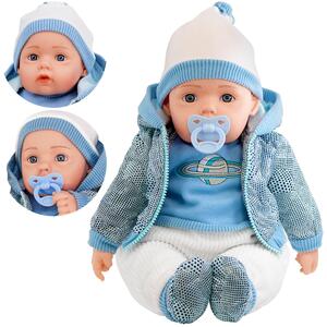 Baby Boy Doll with Sounds Dummy Space Outfit
