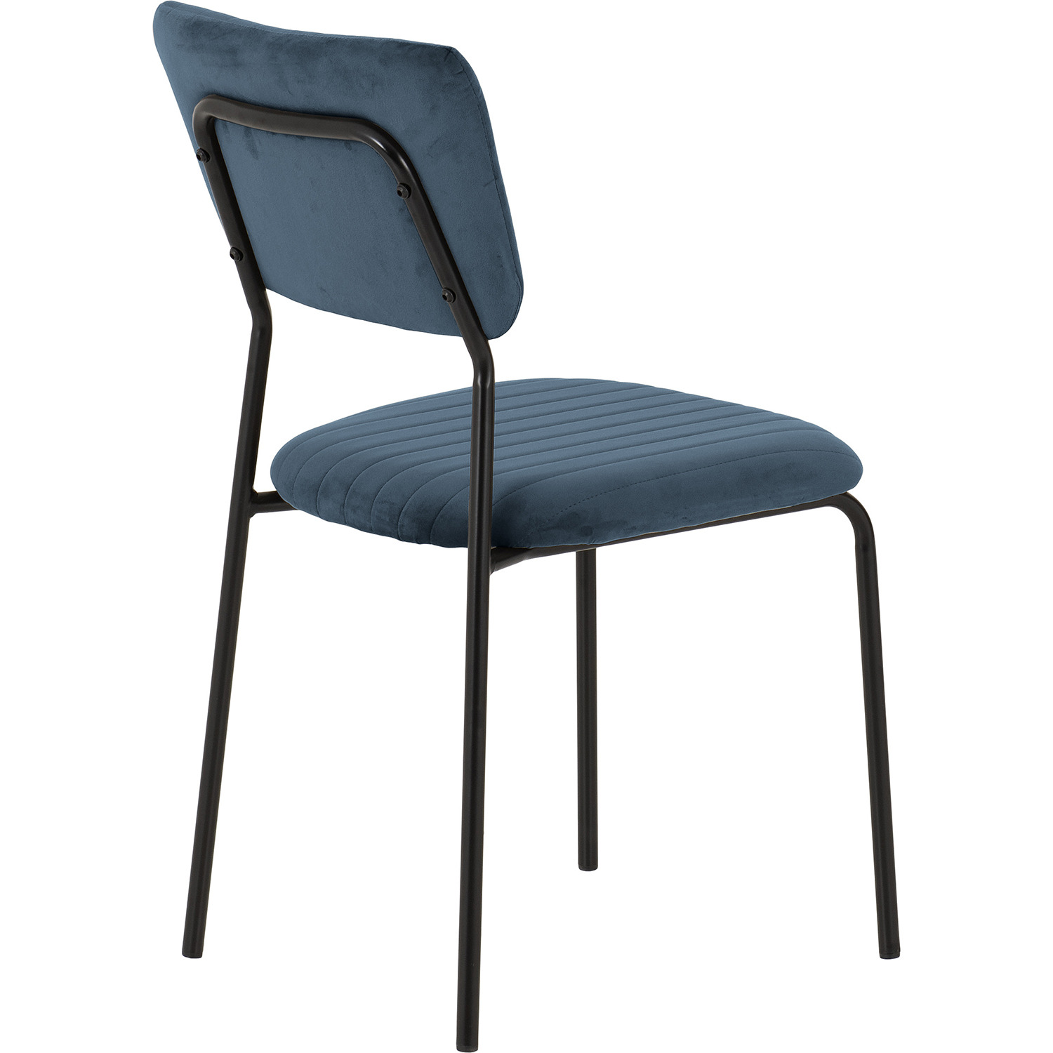 Sheldon Round Glass Top Dining Set - Navy