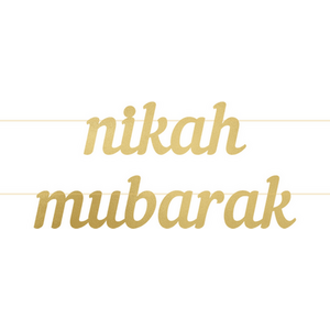 Nikah Mubarak Letter Banner
