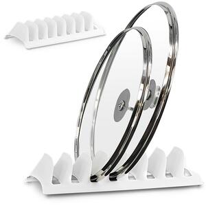 Pot Pan Lid Holder Upright Kitchen Cupboard Organiser Rack
