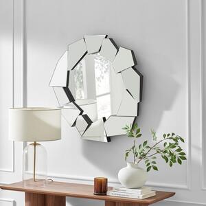 Jewel Medium Abstract Round Wall Mirror
