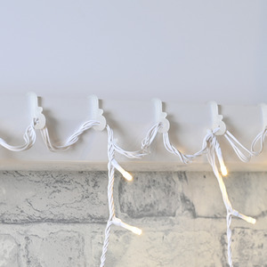 Small Gutter Clips for Christmas Lights - pack of 24