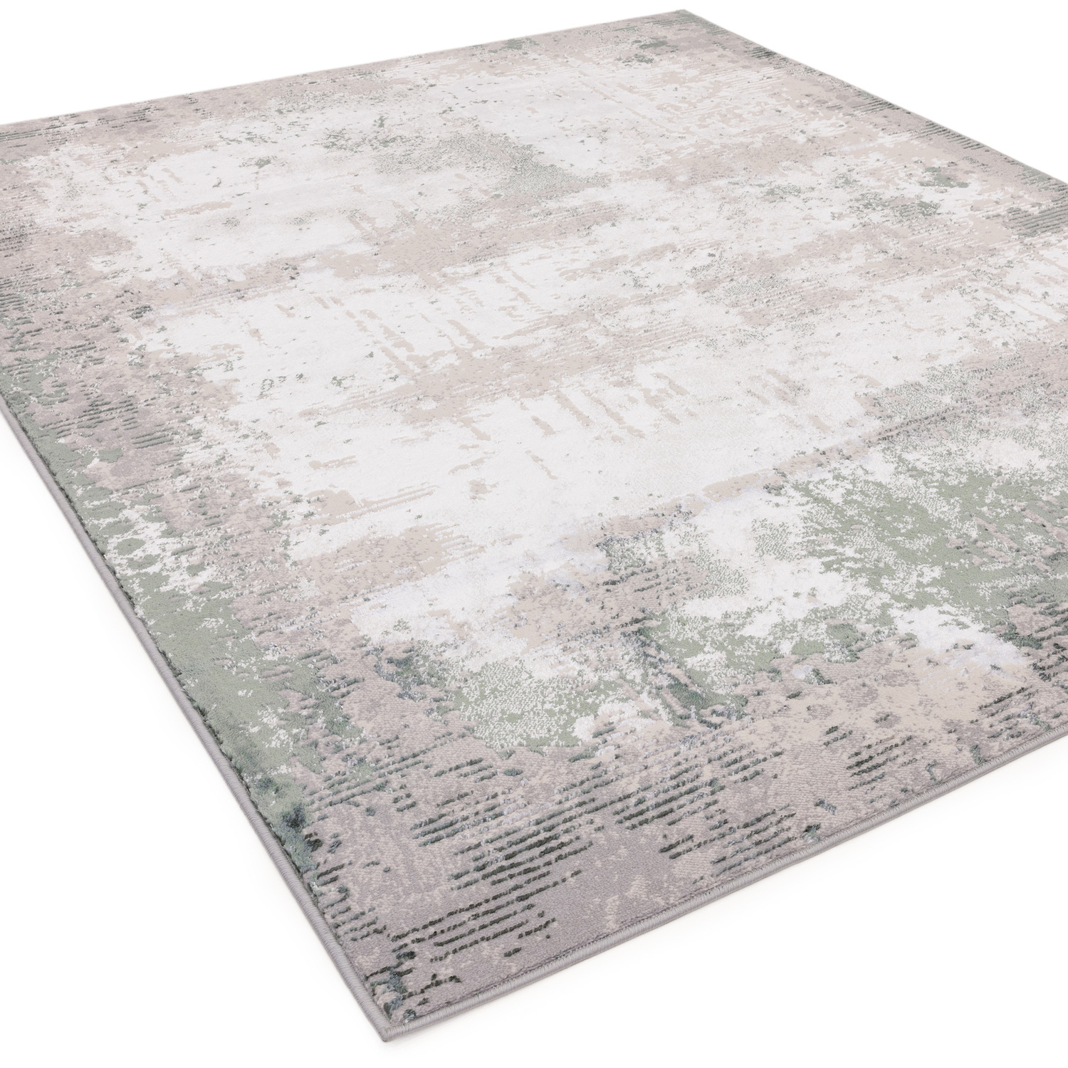 Smart Ritz Rugs Ritz Luxe Shimmer Green Living Area Rug